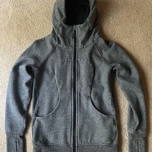 Lululemon Athletica Gray scuba hoodie